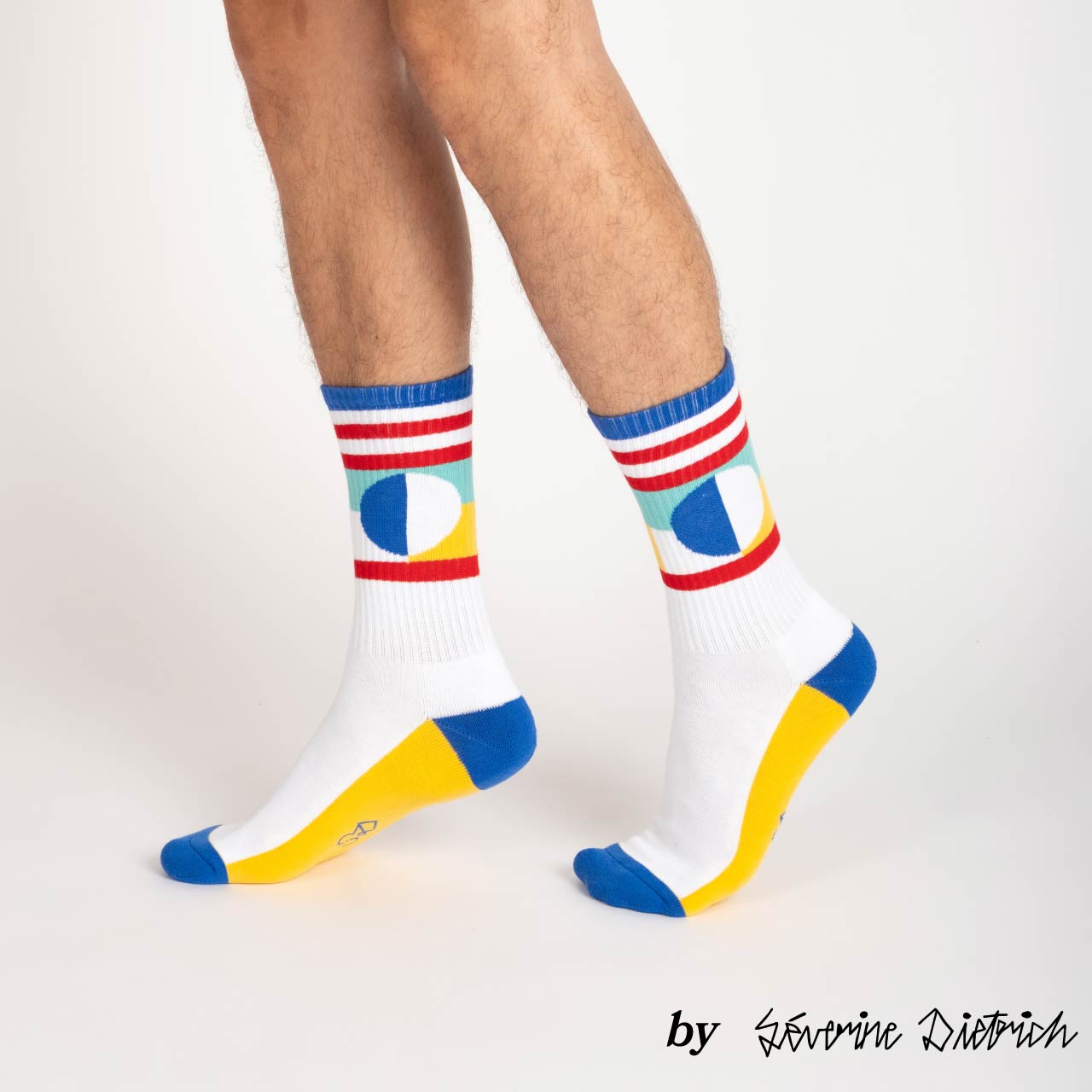 Sports socks Séverine Dietrich 1 worn studio man